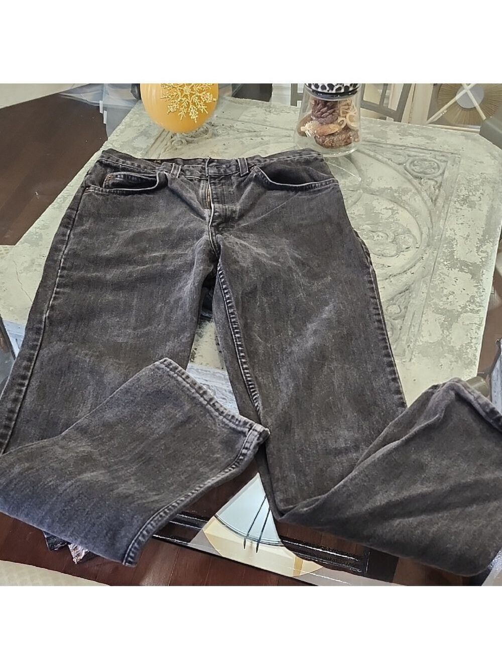 Levi's 506 Men's Vintage Orange Tab Black Wash Jeans 32 X 31